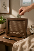 Wooden Money Saving Challenge Box