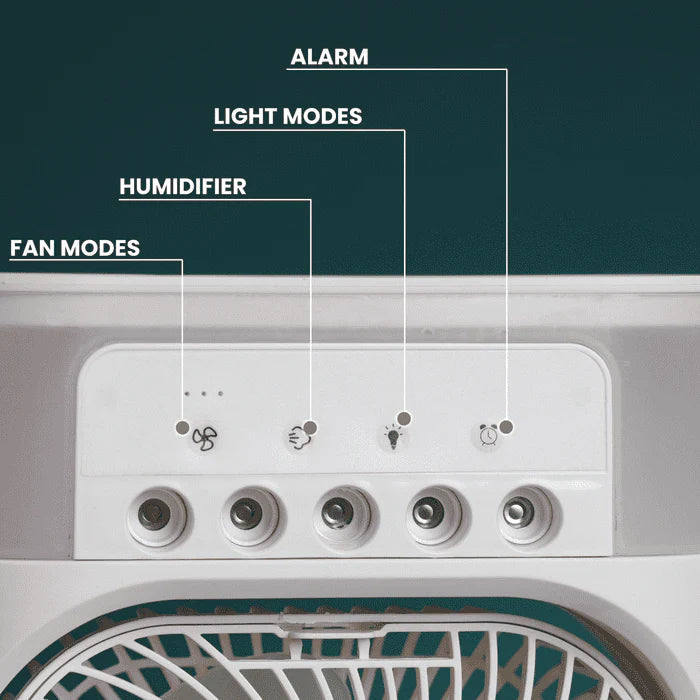 Cooling Mist Fan With Ice Chamber 🧊
